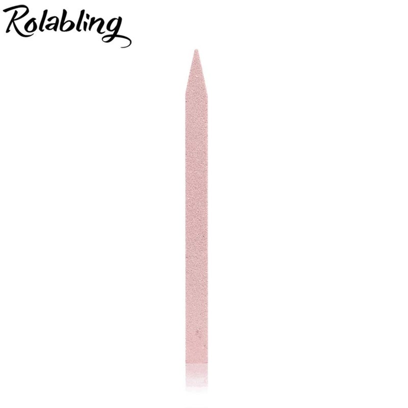 Rolabling Nail Art File Nail Buffer Manicure&Pedicure Tools Nail Pumice Stone Cuticle Pusher Nail Tools Strong Finger Nail File Coarse Nail File for Home and Salon Use(Size 2) - Image 2